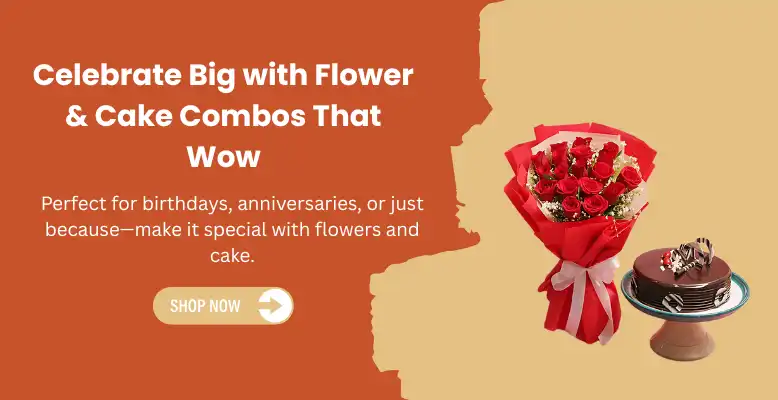 Perfect Flower & Cake Combos for Every Occasion – Karachi Delivery (1) Delight your loved ones with a flower & cake combo, featuring personalized image message & more via online cake delivery in Karachi.