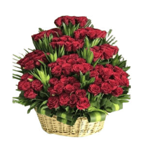 send Thankful Flower Basket with same-day online delivery in Karachi