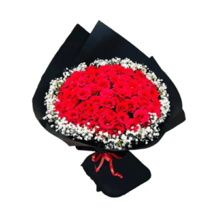 80 red roses bouquet, online delivery in Karachi