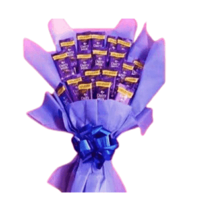 Online delivery Karachi - Dairy Milk chocolate bouquet