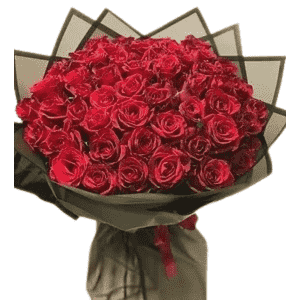 51 red roses bouquet, send flowers to Karachi with same-day online delivery