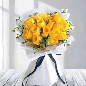 send yellow roses bouquet to karachi.