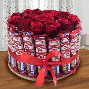 Rose KitKat Blend Arrangement - Online Delivery in Karachi