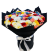 100 Multi Roses Box Bouquet