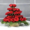 Adoring Love Basket with red roses, perfect for online delivery in Karachi to show love, passion, and romantic devotion