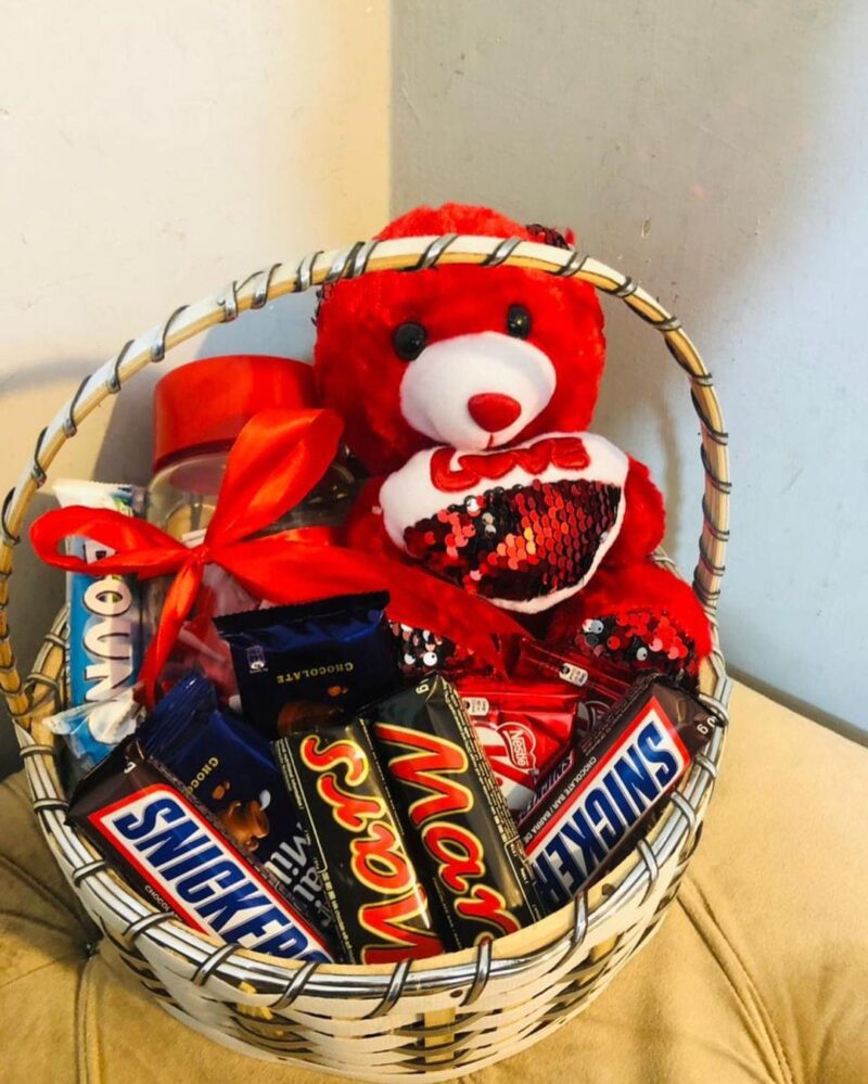 Bright Chocolates Gift Basket