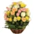 Mixed Roses Basket with fresh red, yellow, and pink roses – perfect for online delivery in Karachi to express love, joy, and appreciation