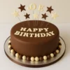 Chocolate Magic Birthday Cake with smooth frosting and stars—a sweet way to send birthday cakes to Karachi online. Order now