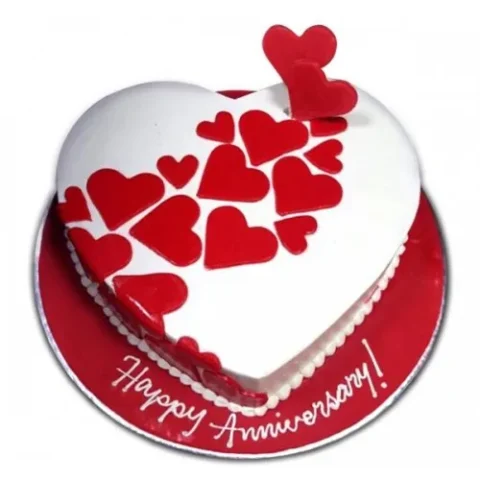 Forever Yours Anniversary Special Cake – send romantic cake to her in Karachi with free delivery to celebrate love.